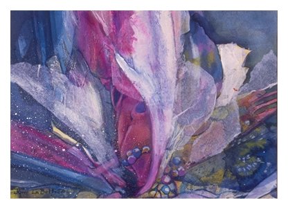 Photo of painting: "Mystical Flower"